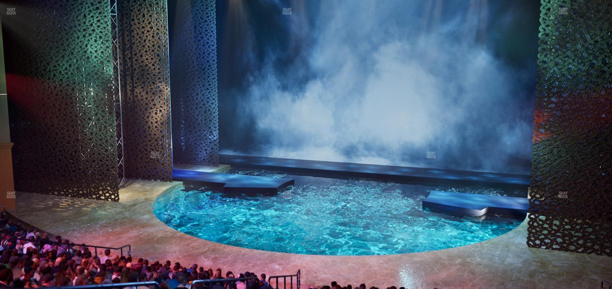 O Theatre at Bellagio Las Vegas - Section 204 Seat View