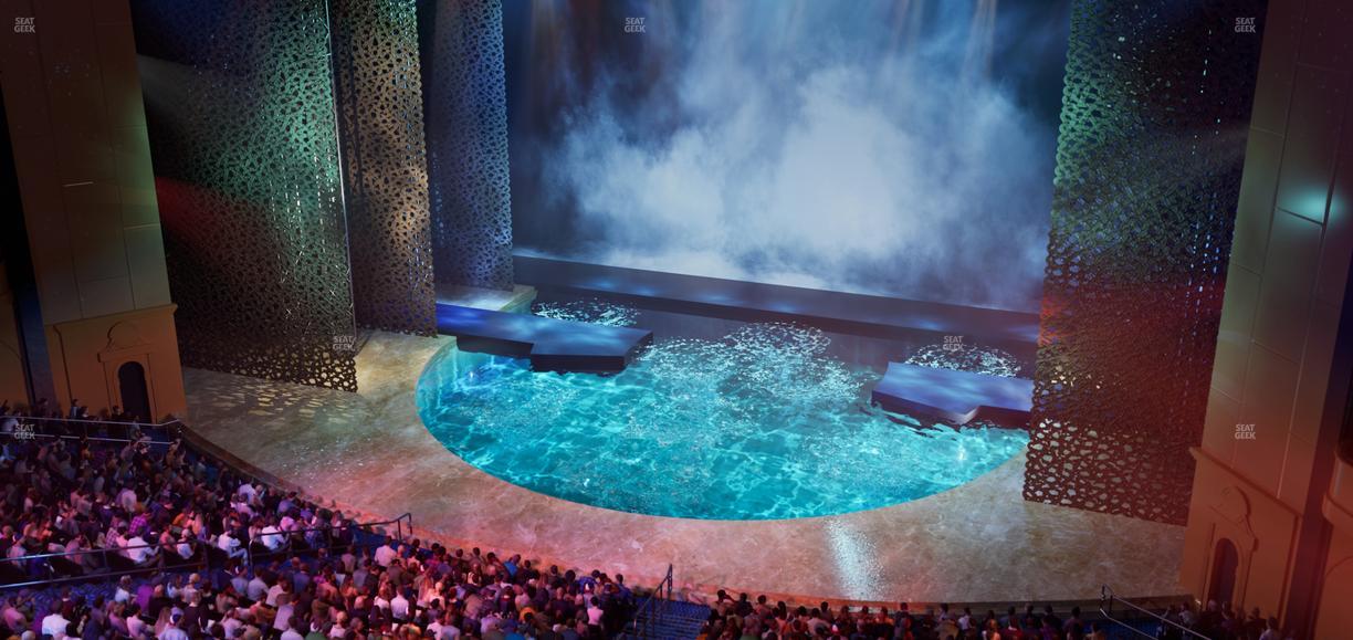 O Theatre at Bellagio Las Vegas - Section 304 Seat View