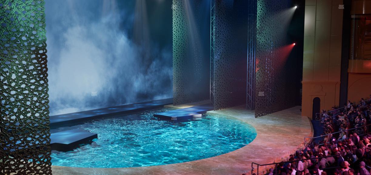 O Theatre at Bellagio Las Vegas - Section Loge 100 Seat View
