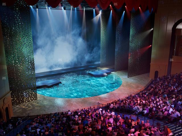 O Theatre at Bellagio Las Vegas - Section Loge 200 Seat View