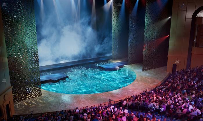 O Theatre at Bellagio Las Vegas - Section Loge 200 Seat View