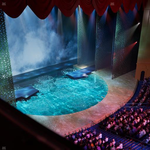 O Theatre at Bellagio Las Vegas - Section Loge 300 Seat View