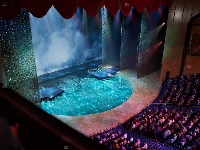 O Theatre at Bellagio Las Vegas - Section Loge 300 Seat View