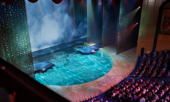 O Theatre at Bellagio Las Vegas - Section Loge 300 Seat View