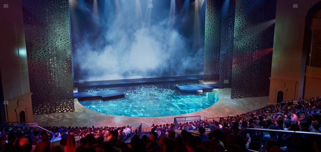 O Theatre at Bellagio Las Vegas - Section Vip 1 Seat View