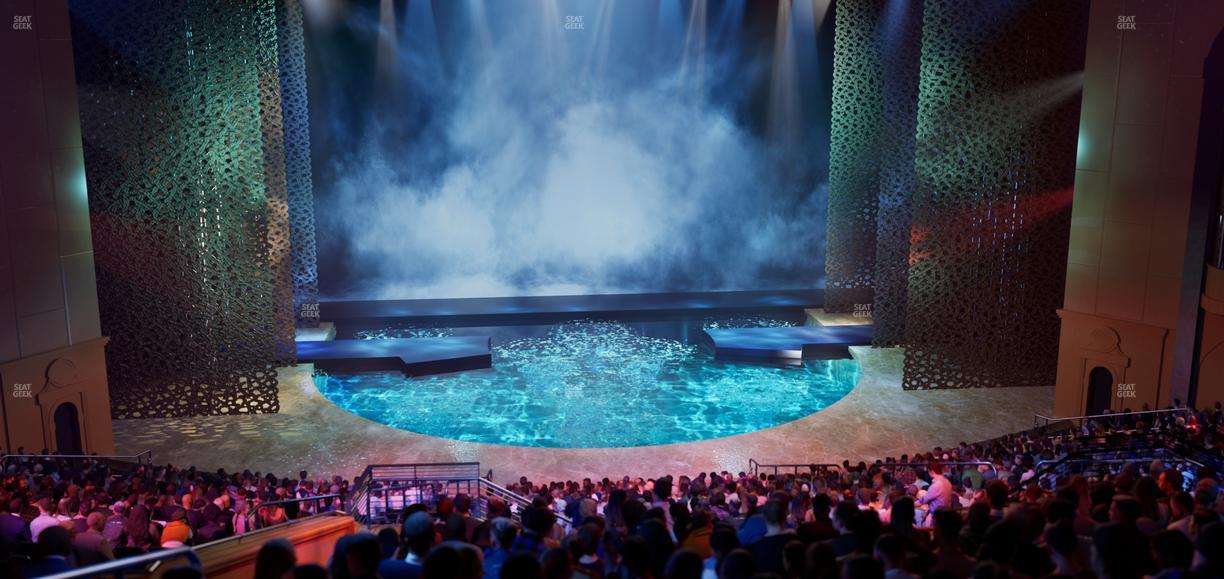 O Theatre at Bellagio Las Vegas - Section Vip 3 Seat View