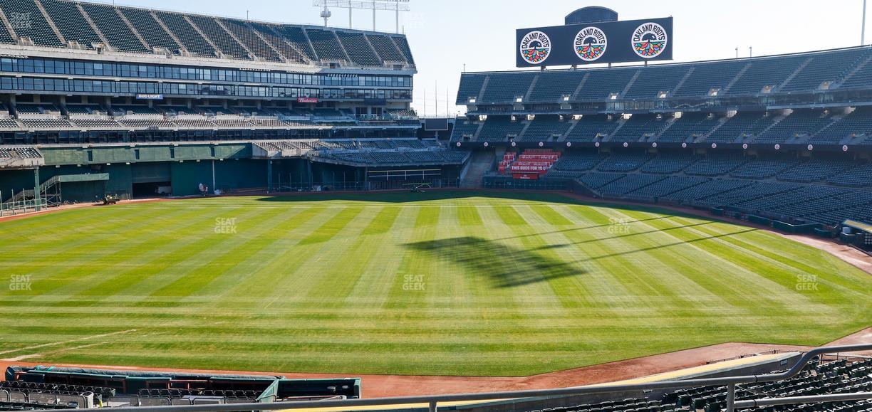 Oakland Coliseum - Section 222 Seat View