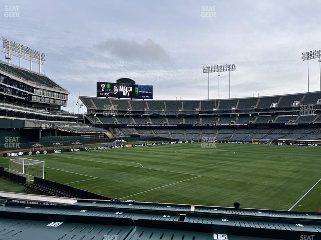 Oakland Coliseum - Section Deep Roots Seat View