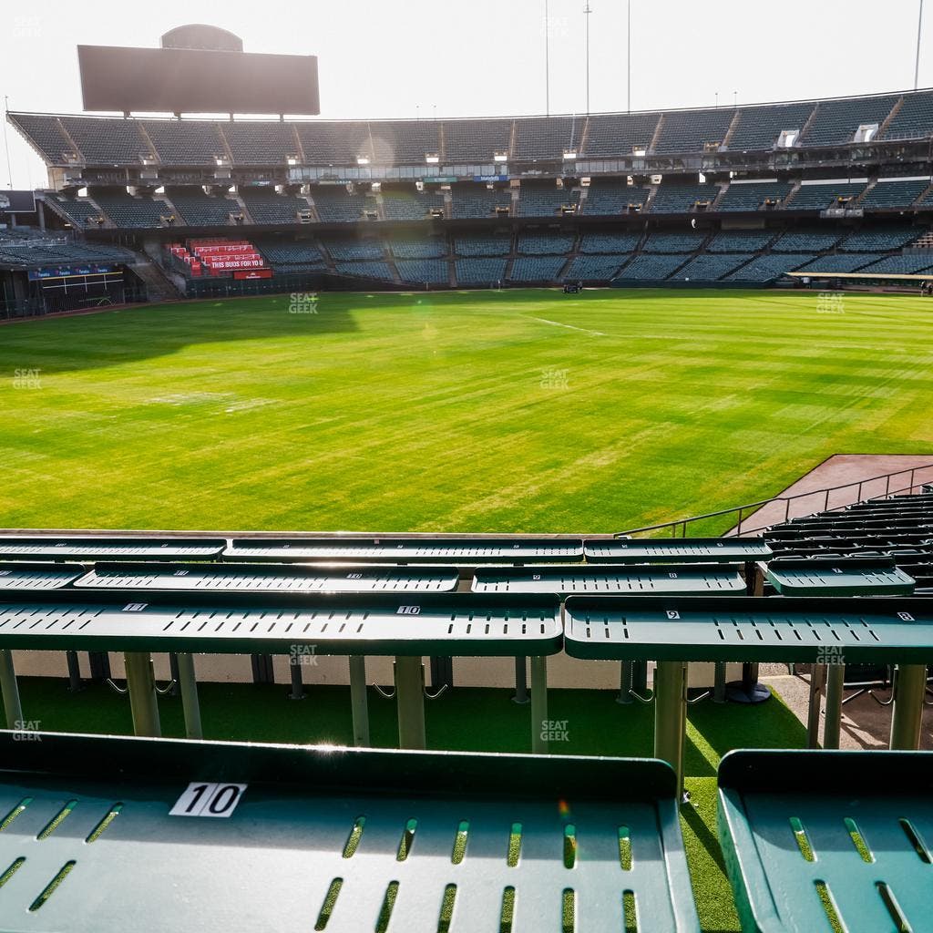 Oakland Coliseum - Section Deep Roots Seat View