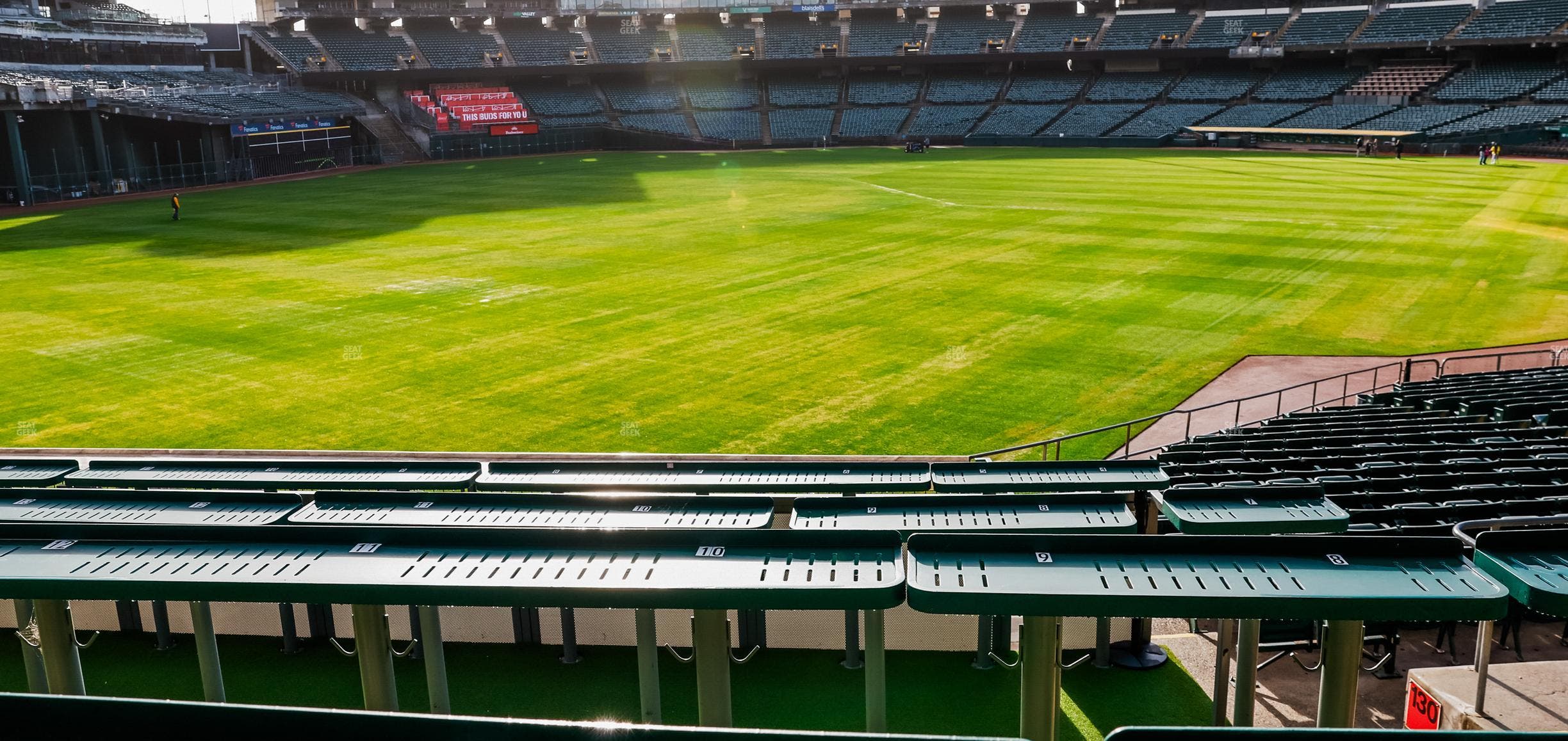 Oakland Coliseum - Section Deep Roots Seat View