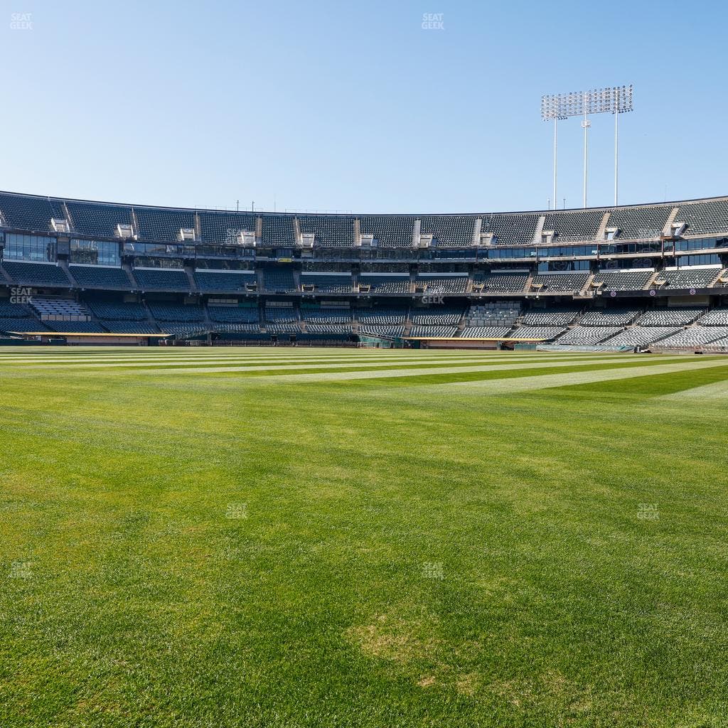 Oakland Coliseum - Section Field Box North Seat View
