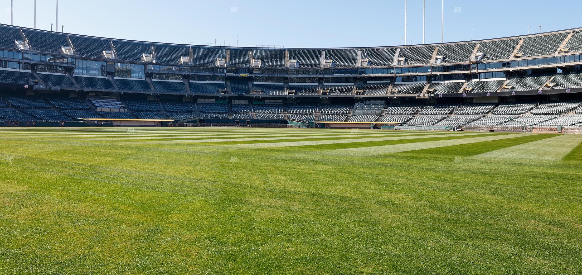 Oakland Coliseum - Section Field Box North Seat View