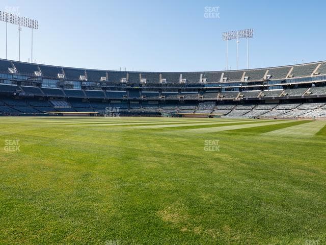 Oakland Coliseum - Section Field Box North Seat View