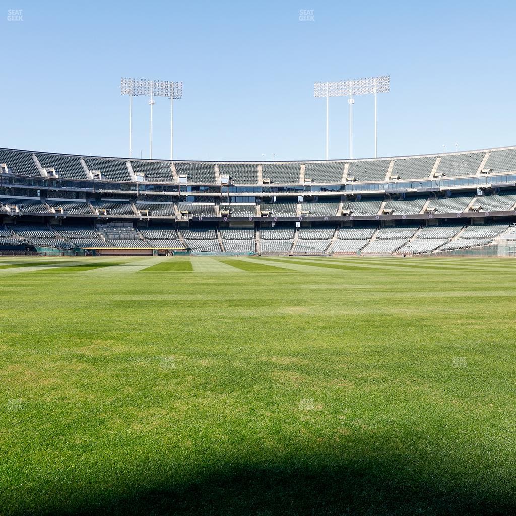 Oakland Coliseum - Section Field Box South Seat View