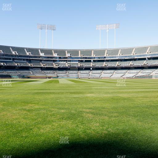 Oakland Coliseum - Section Field Box South Seat View