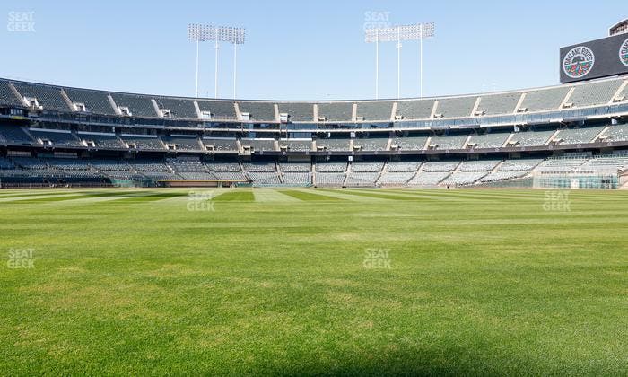 Oakland Coliseum - Section Field Box South Seat View