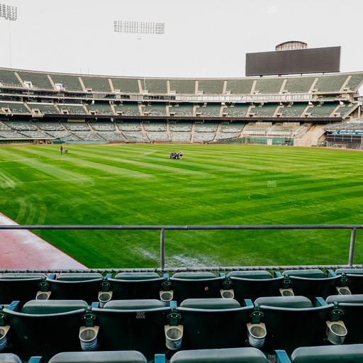Oakland Coliseum - Section Front 103 Seat View