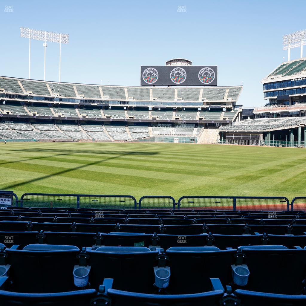 Oakland Coliseum - Section Front 106 Seat View
