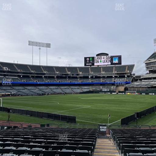 Oakland Coliseum - Section Front 106 Seat View