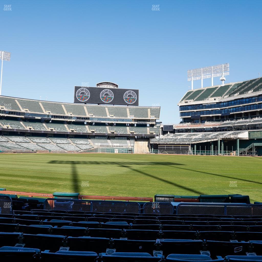 Oakland Coliseum - Section Front 110 Seat View
