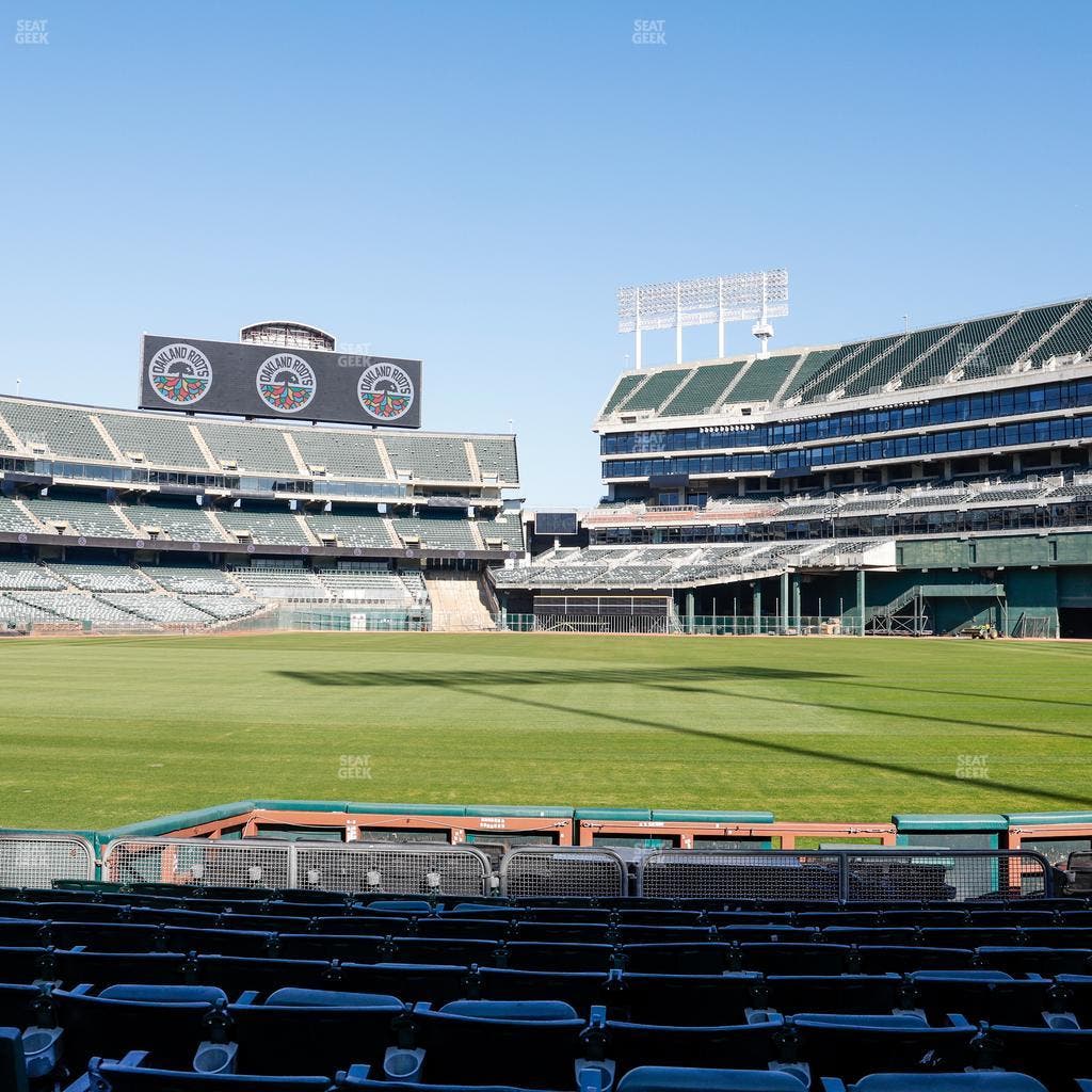 Oakland Coliseum - Section Front 111 Seat View