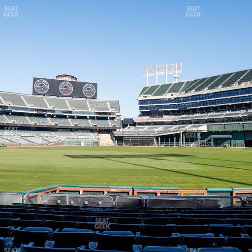 Oakland Coliseum - Section Front 111 Seat View