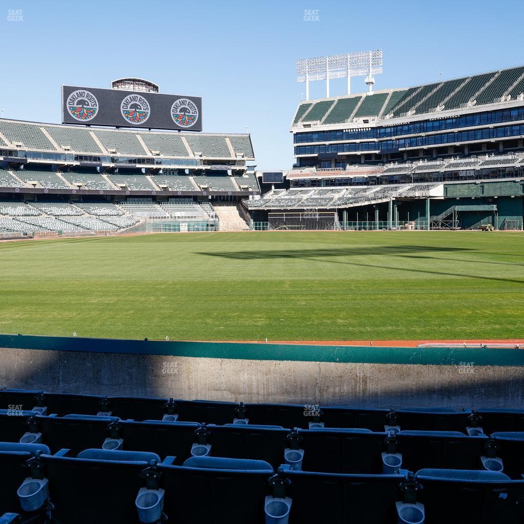 Oakland Coliseum - Section Front 112 Seat View