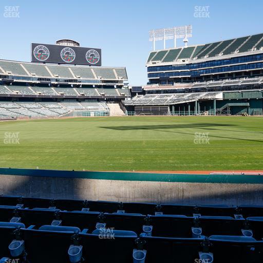 Oakland Coliseum - Section Front 112 Seat View