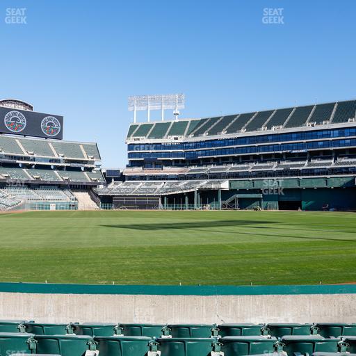 Oakland Coliseum - Section Front 113 Seat View