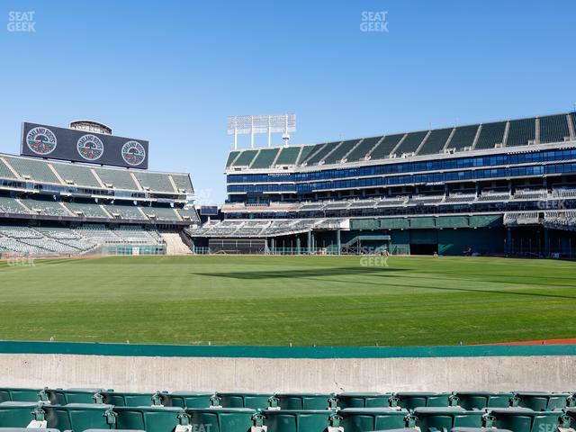 Oakland Coliseum - Section Front 113 Seat View