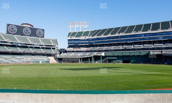 Oakland Coliseum - Section Front 113 Seat View