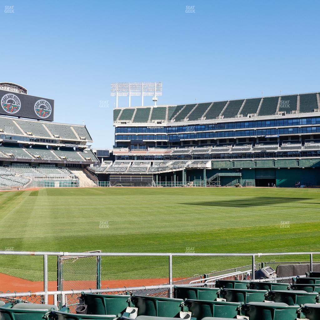 Oakland Coliseum - Section Front 115 Seat View