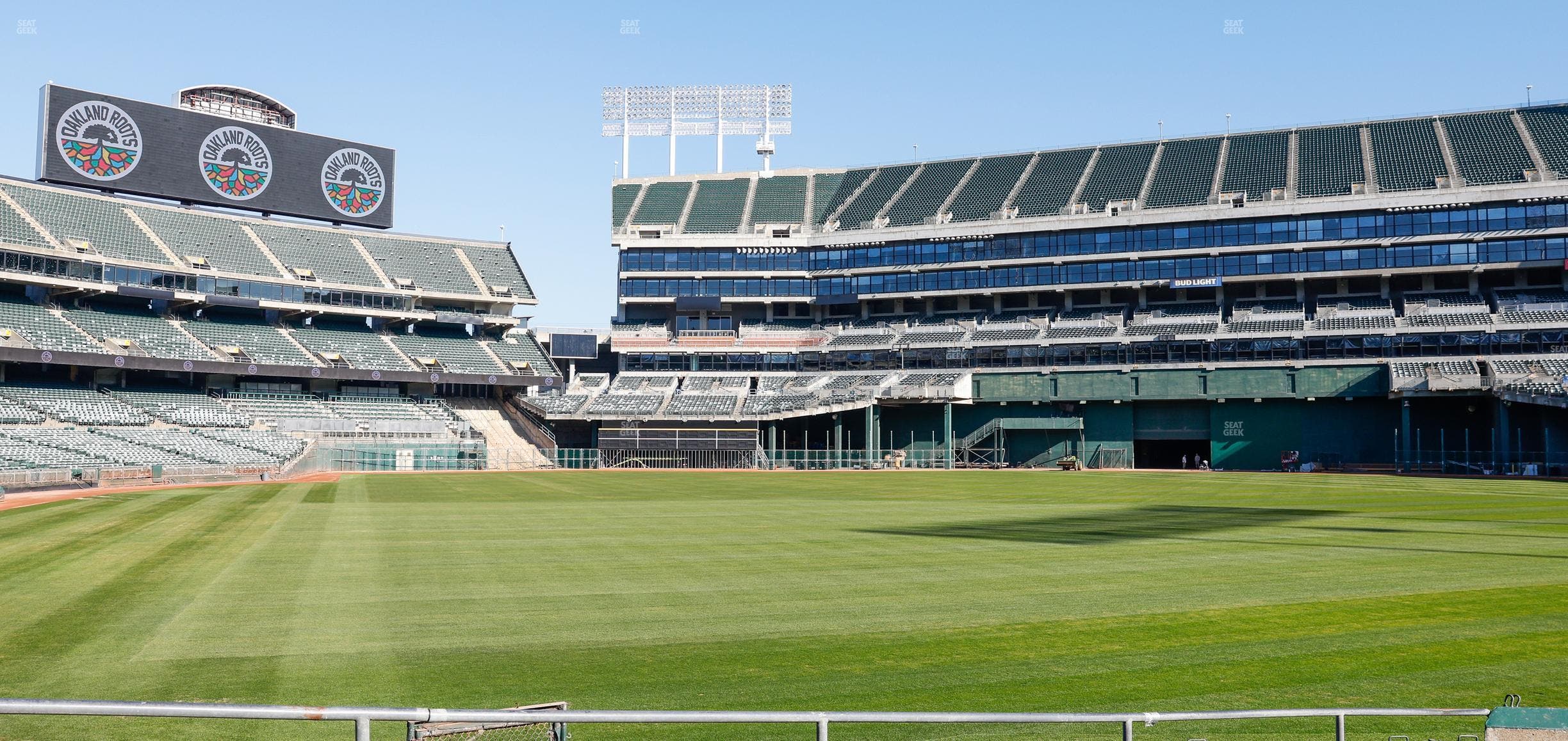 Oakland Coliseum - Section Front 115 Seat View