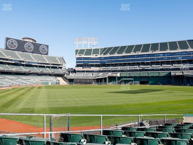 Oakland Coliseum - Section Front 115 Seat View