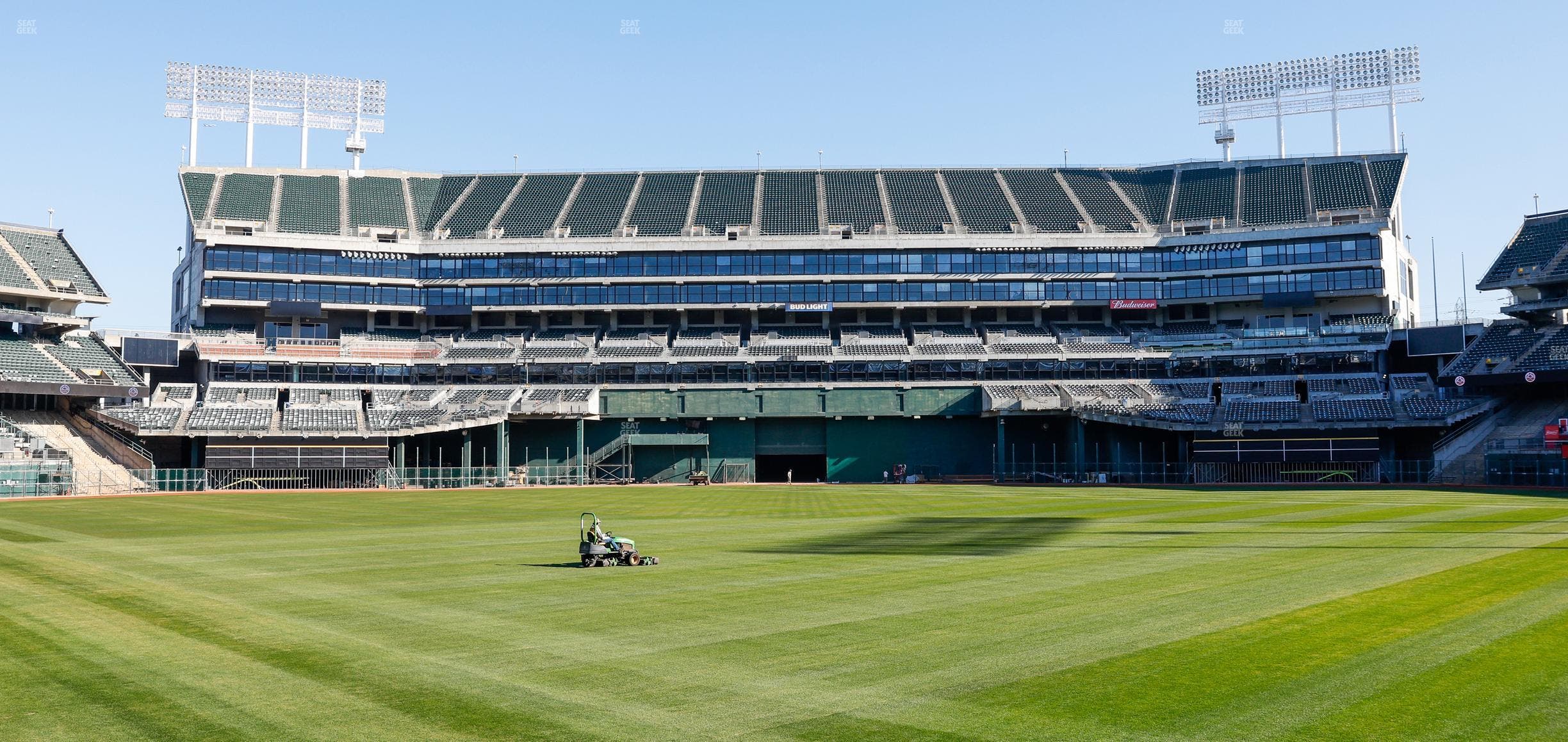 Oakland Coliseum - Section Front 117 Seat View