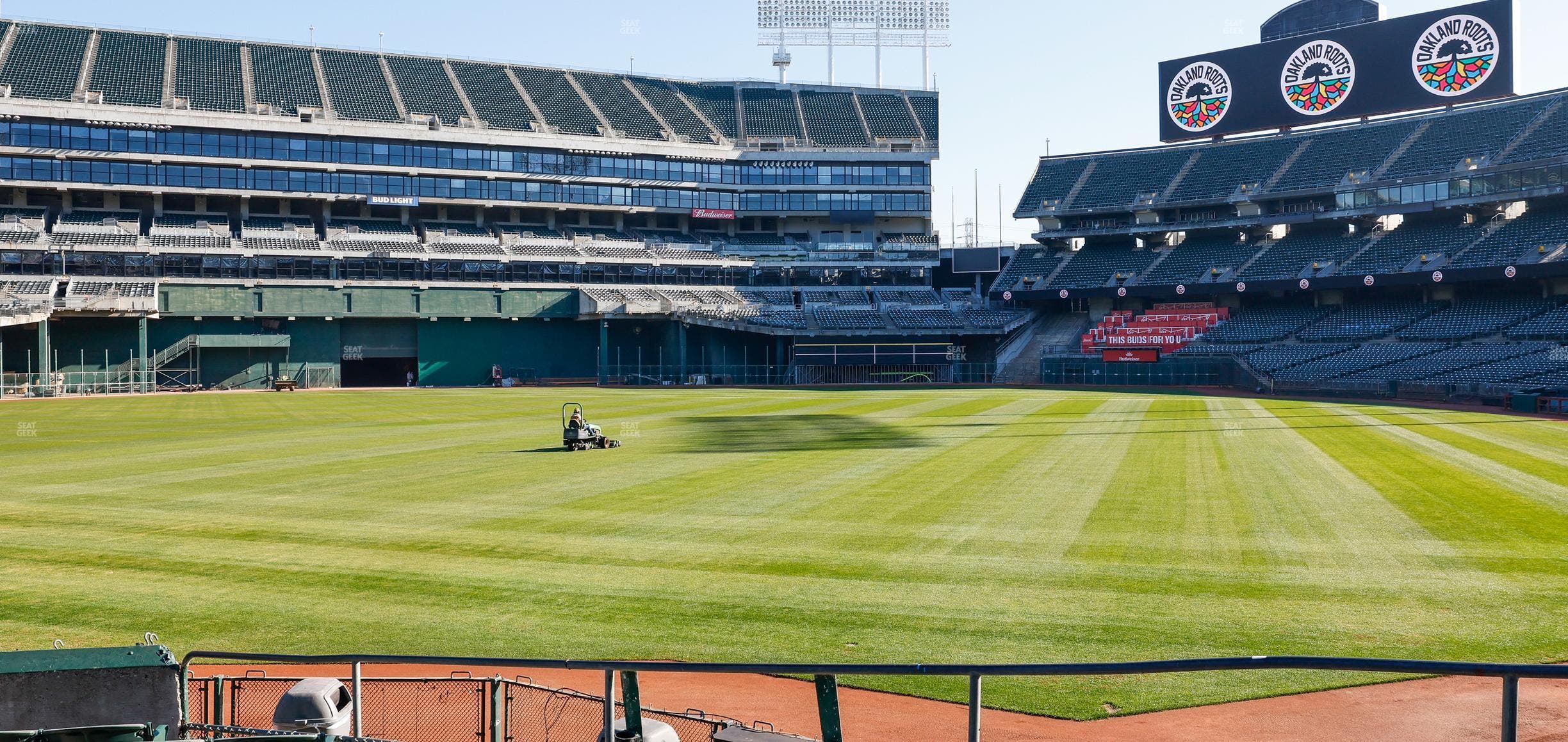 Oakland Coliseum - Section Front 119 Seat View