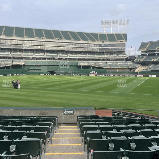Oakland Coliseum - Section Front 120 Seat View