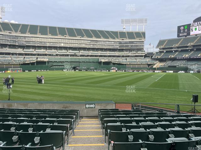 Oakland Coliseum - Section Front 120 Seat View