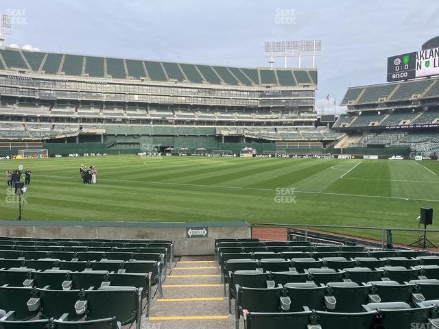 Oakland Coliseum - Section Front 120 Seat View
