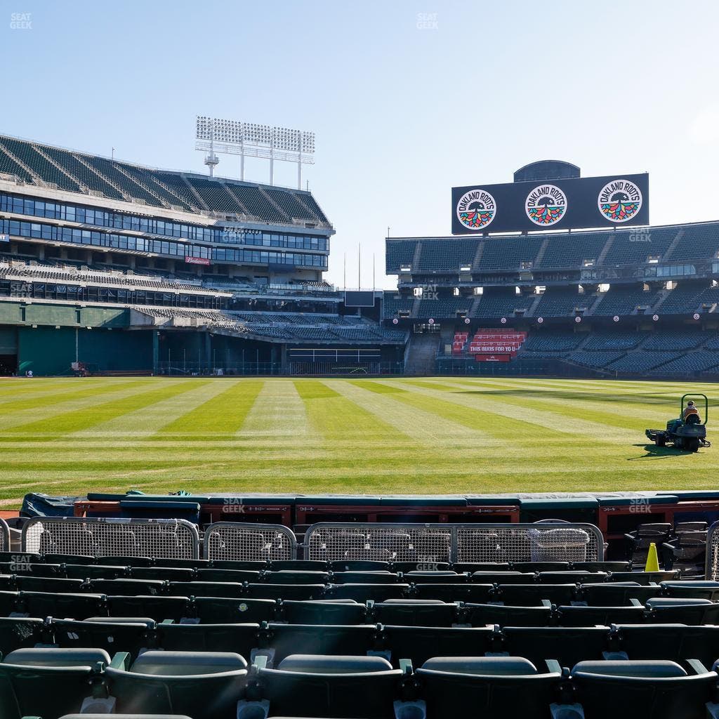Oakland Coliseum - Section Front 125 Seat View