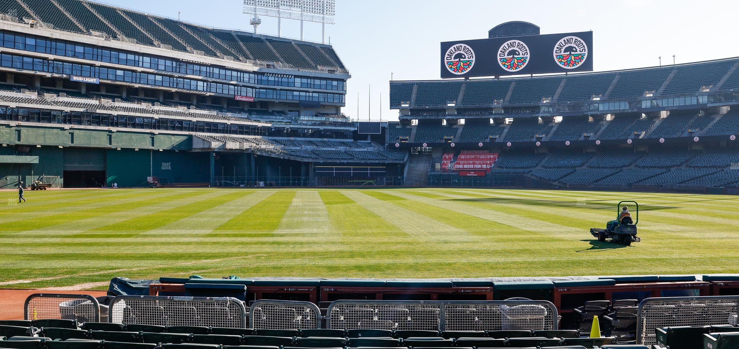 Oakland Coliseum - Section Front 125 Seat View