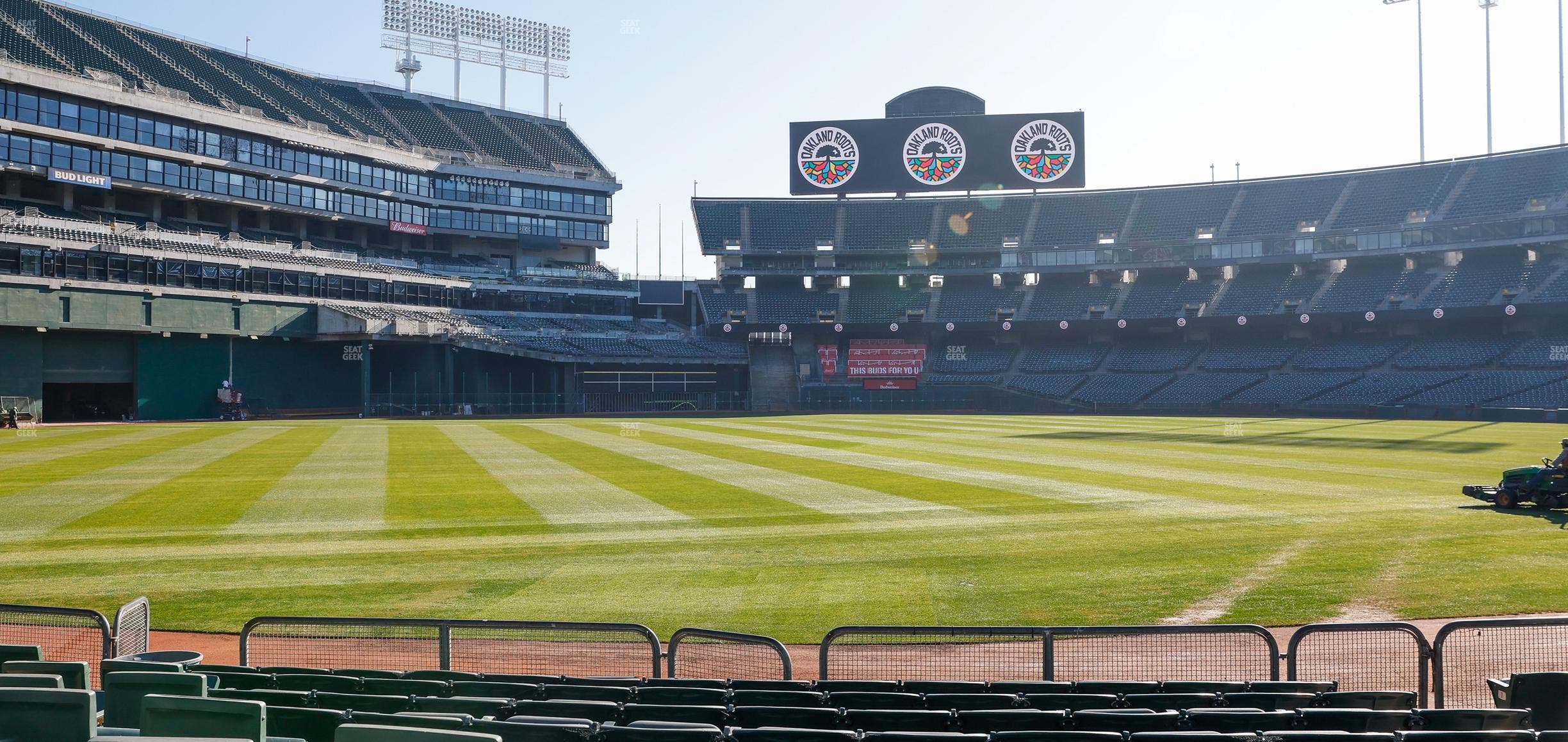 Oakland Coliseum - Section Front 126 Seat View