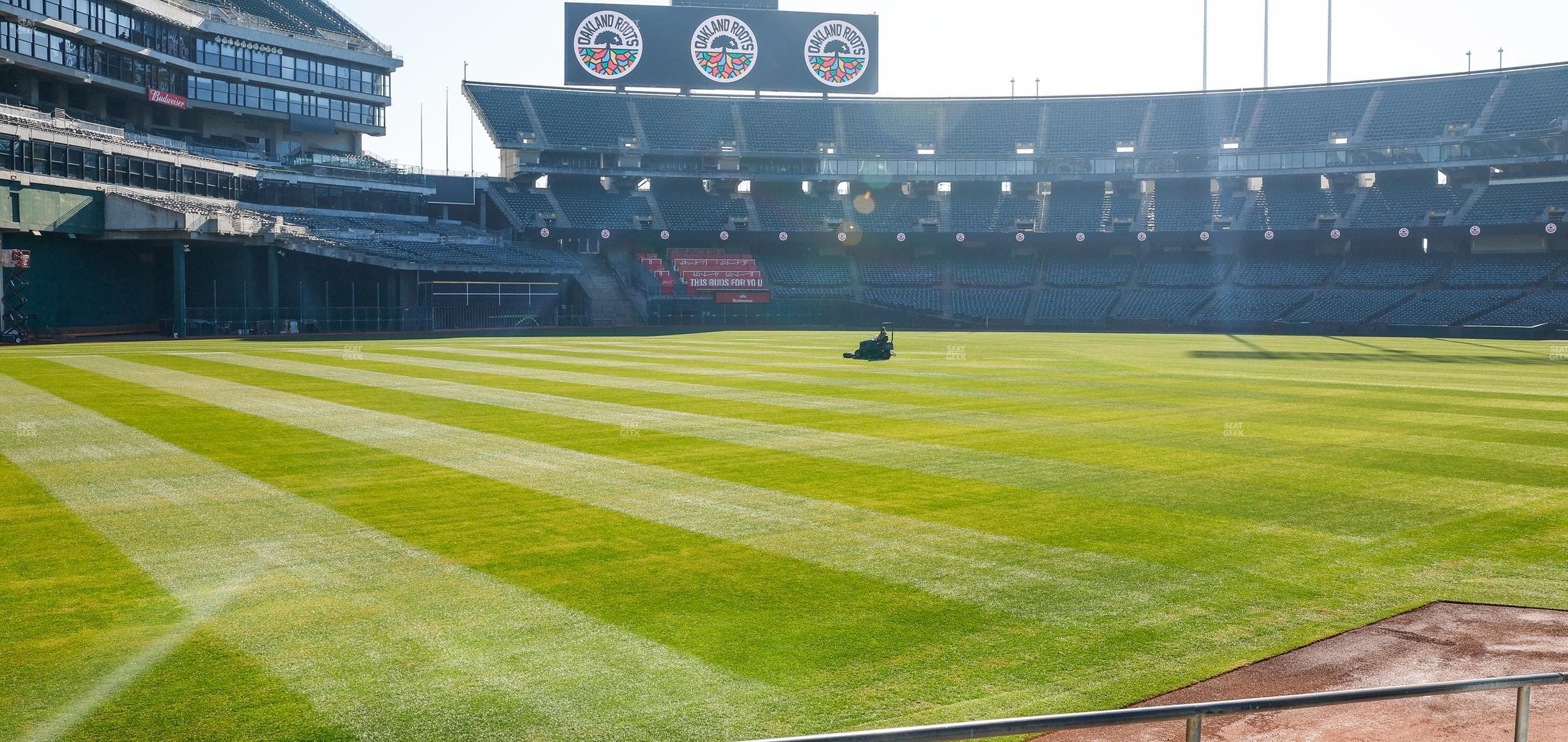 Oakland Coliseum - Section Front 130 Seat View
