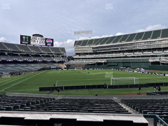 Oakland Coliseum - Section Lounge 113 Seat View