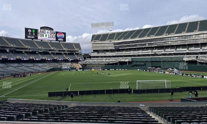 Oakland Coliseum - Section Lounge 113 Seat View