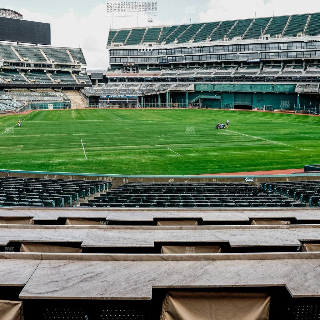 Oakland Coliseum - Section Lounge 113 Seat View