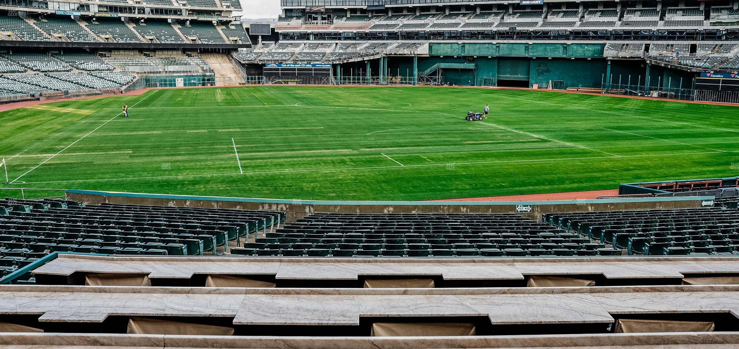 Oakland Coliseum - Section Lounge 113 Seat View