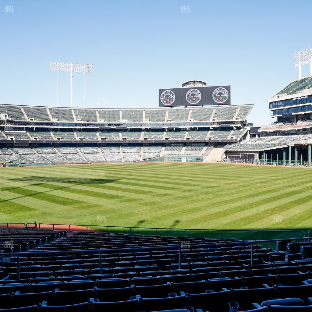 Oakland Coliseum - Section Rear 104 Seat View