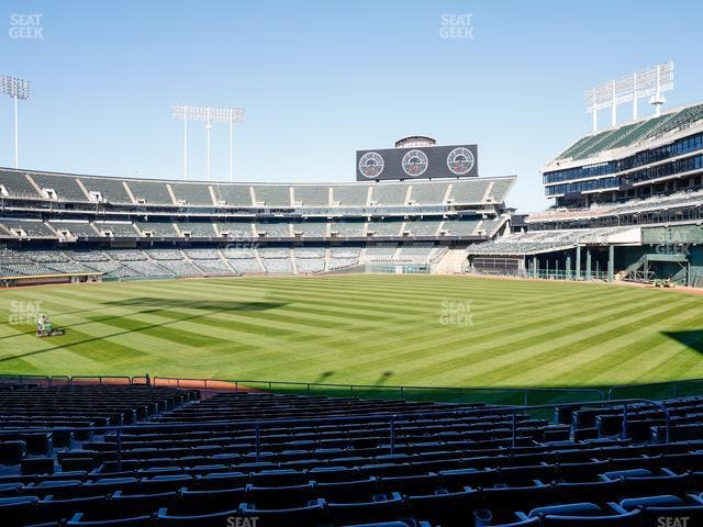 Oakland Coliseum - Section Rear 104 Seat View