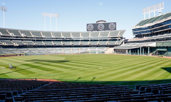 Oakland Coliseum - Section Rear 104 Seat View